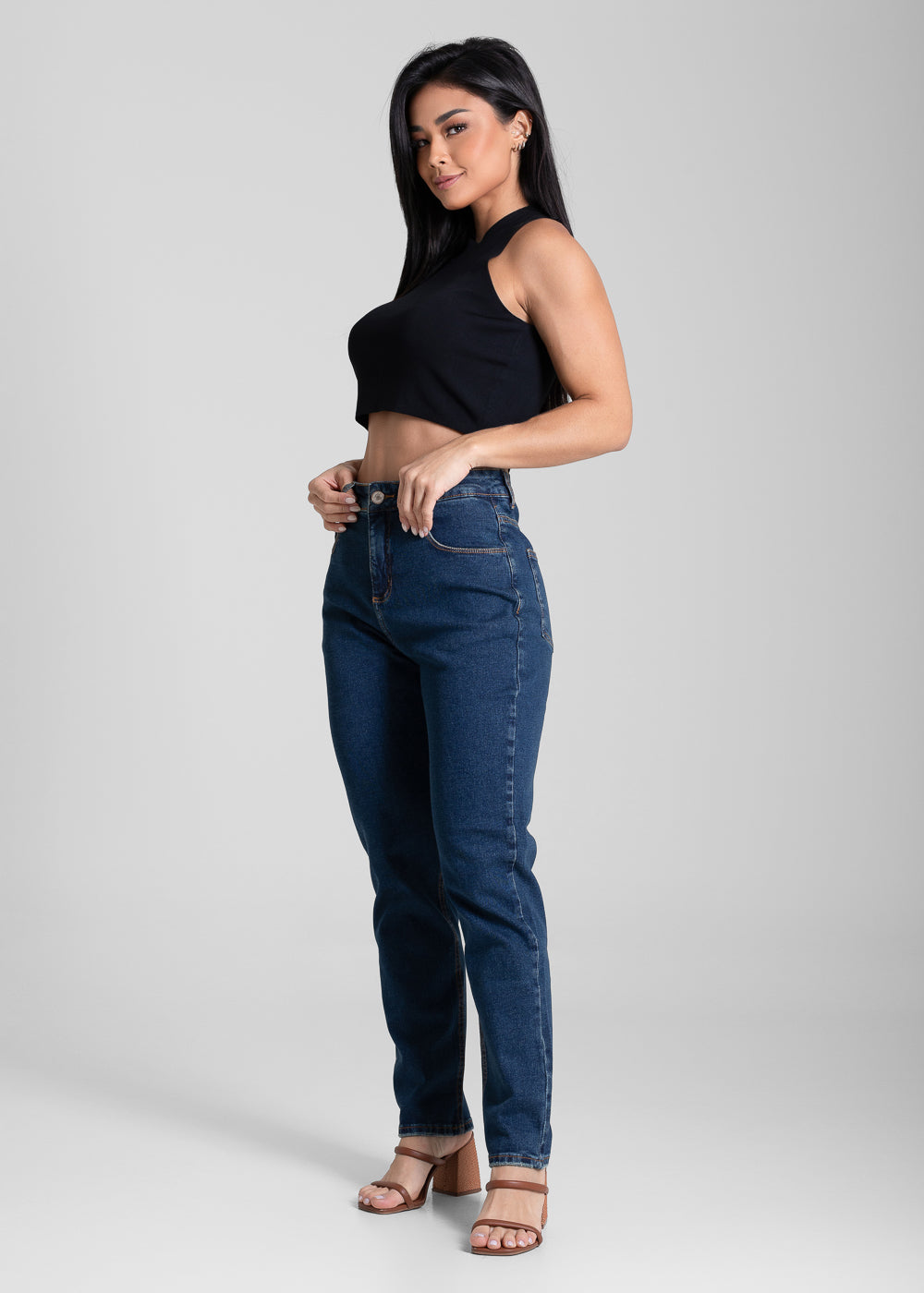 Calça Jeans Sawary Mom - 281962 AZUL