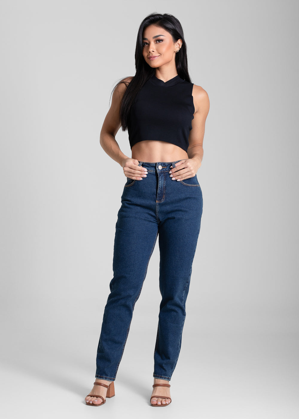Calça Jeans Sawary Mom - 281962 AZUL