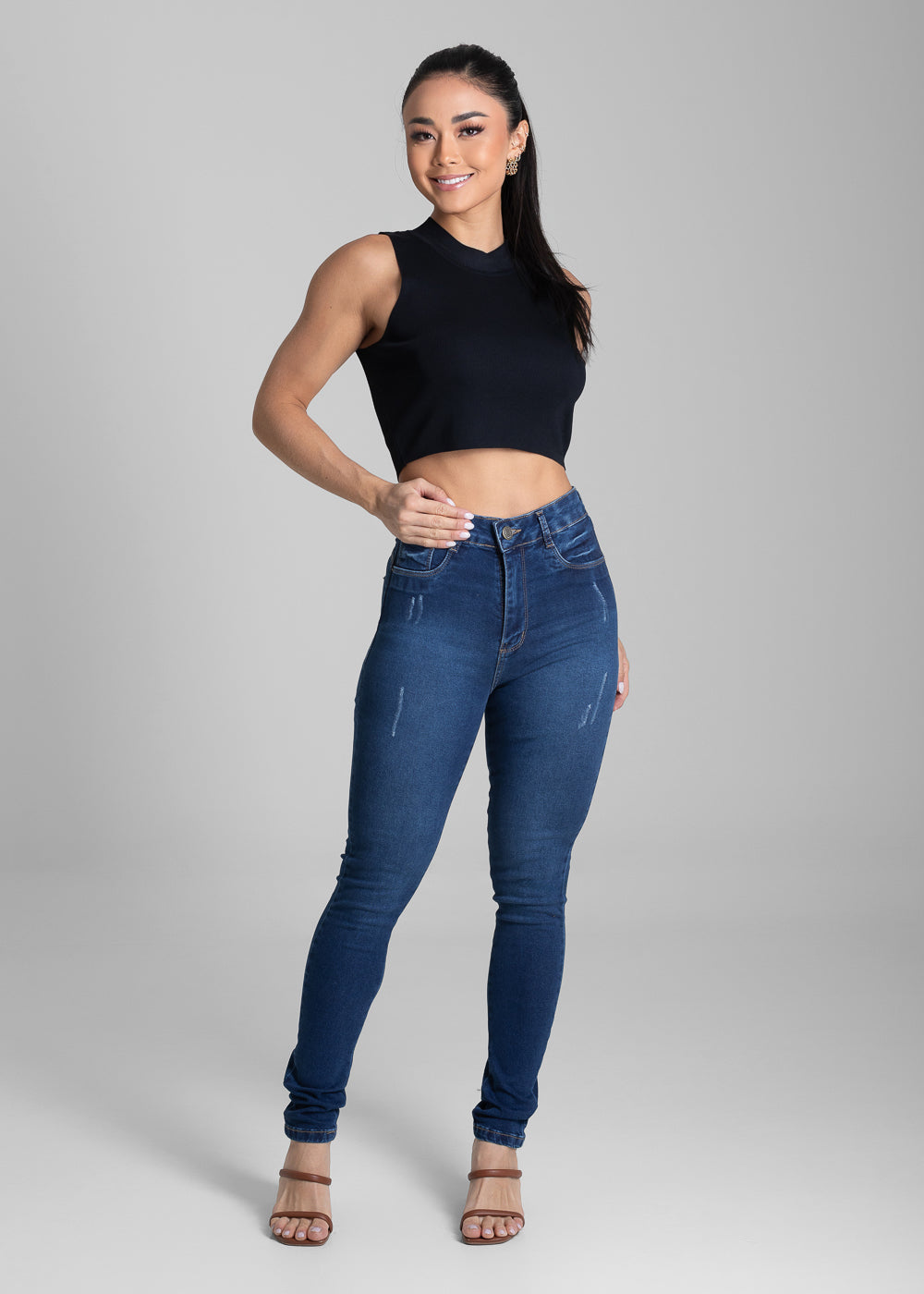 Calça Jeans Sawary Super Lipo - 281964 AZUL