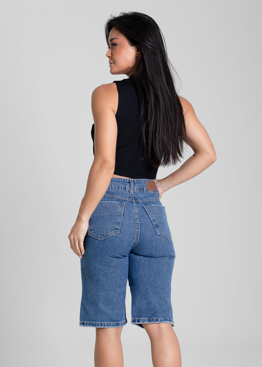 Bermuda Jeans Sawary - 281977 AZUL