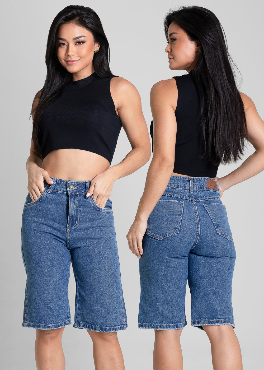 Bermuda Jeans Sawary - 281977 AZUL