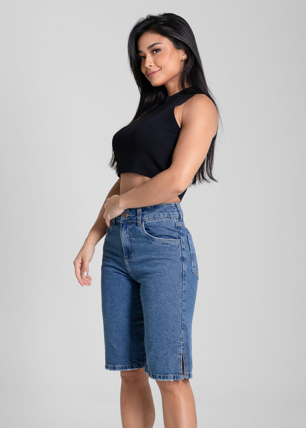 Bermuda Jeans Sawary - 281977 AZUL