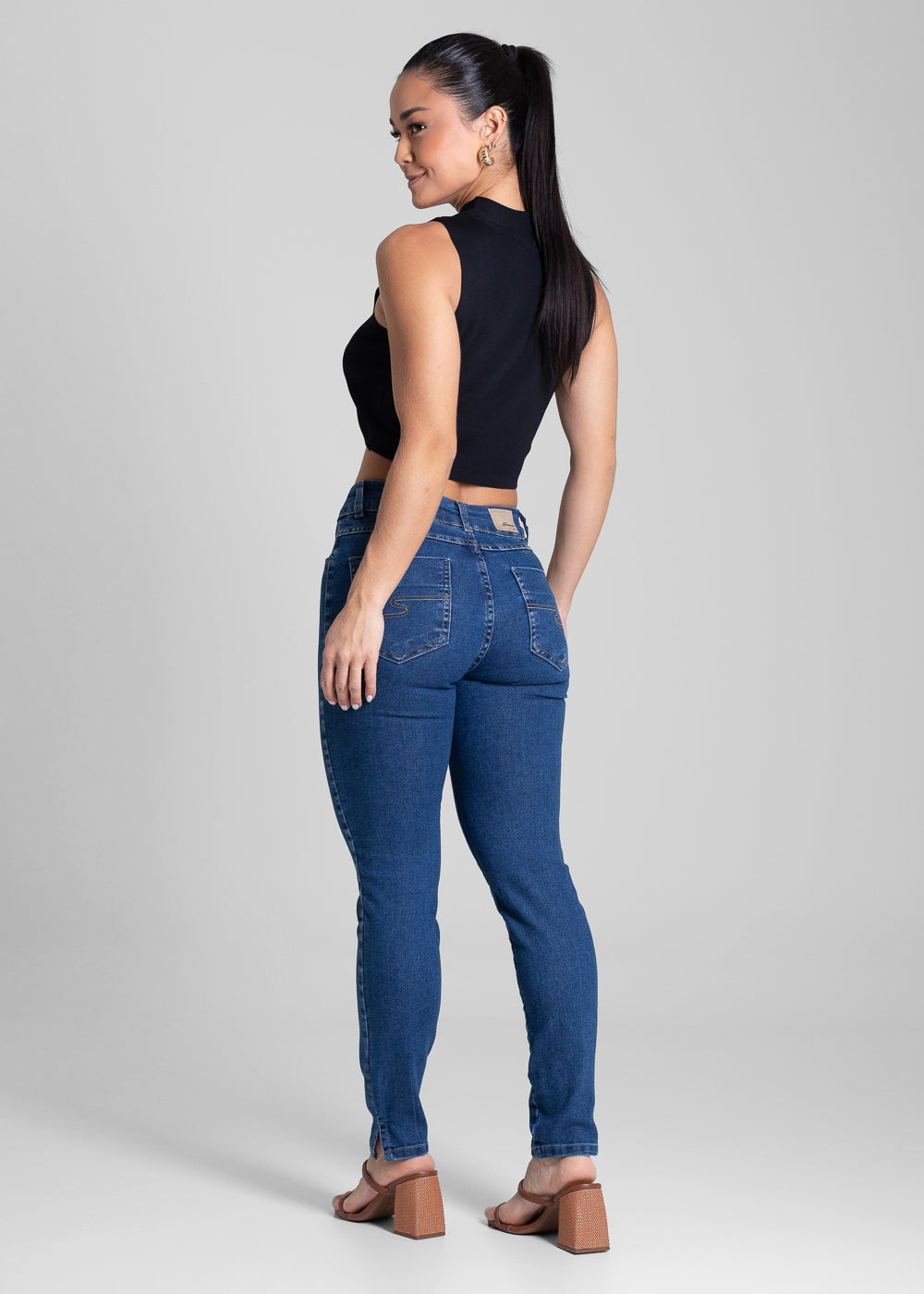 Calça Jeans Sawary Cigarrete - 281996 AZUL