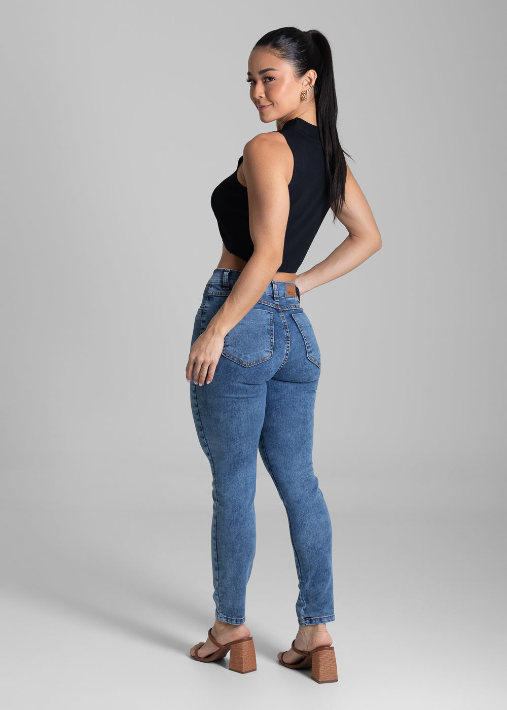 Calça Jeans Sawary Cigarrete - 282007 AZUL