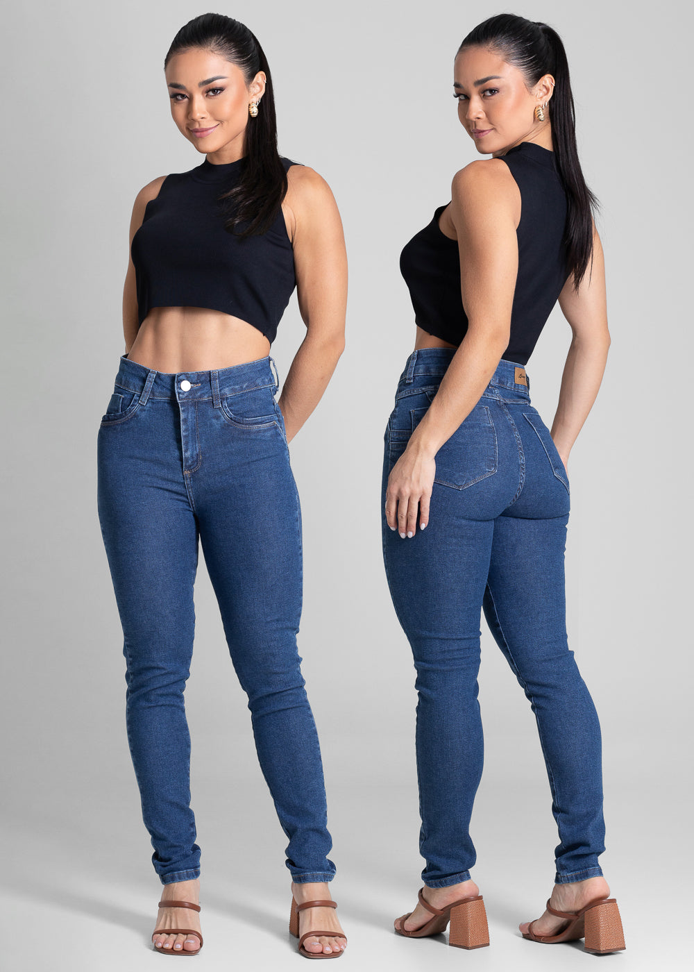 Calça Jeans Sawary Levanta Bumbum - 282014 AZUL