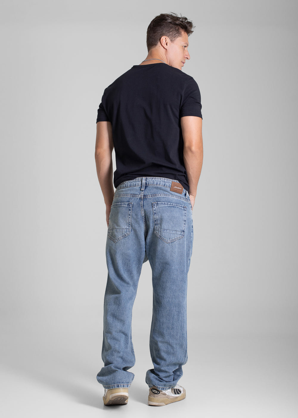 Calça Jeans Sawary Baggy - 282015 AZUL