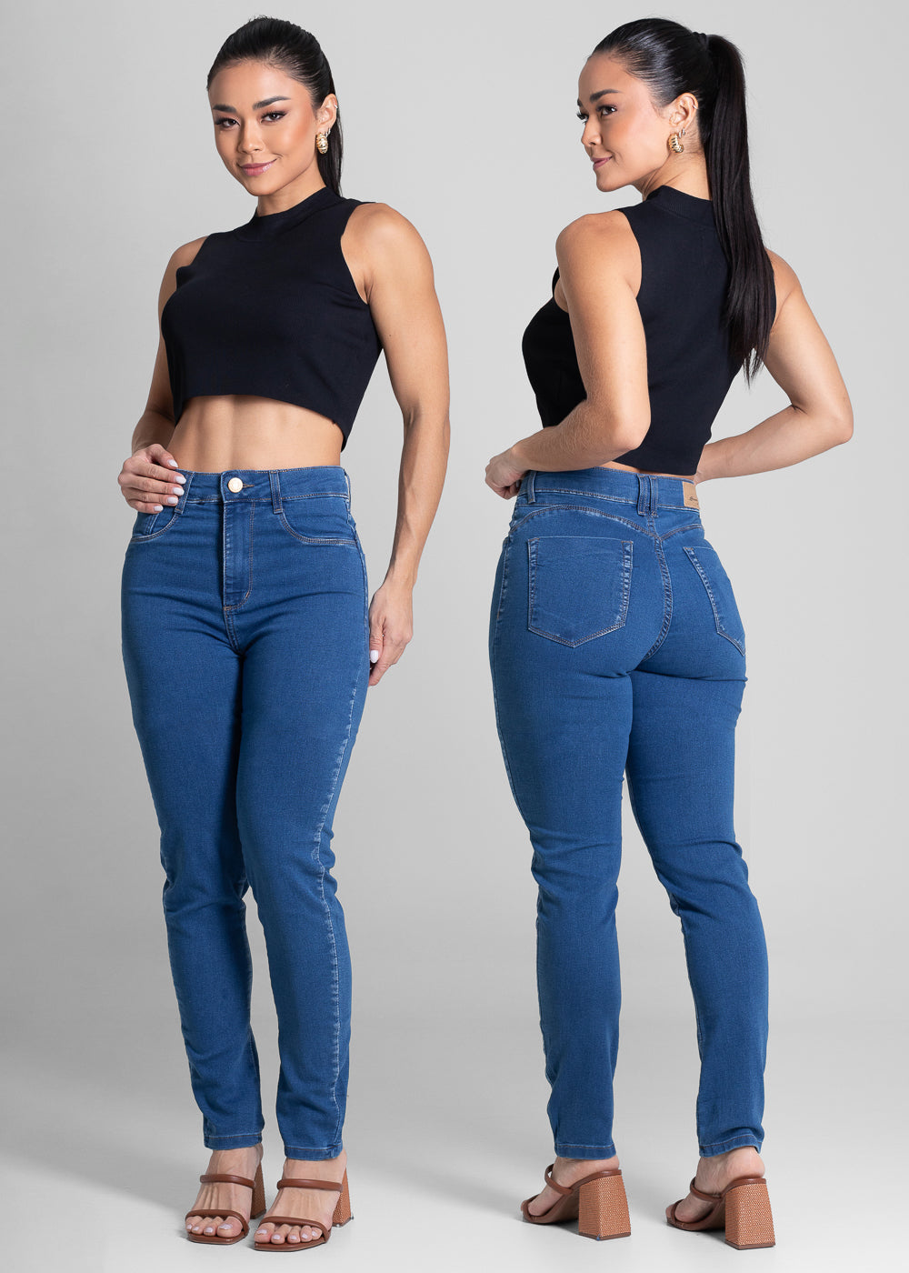 Calça Jeans Sawary Push Up - 282033 AZUL