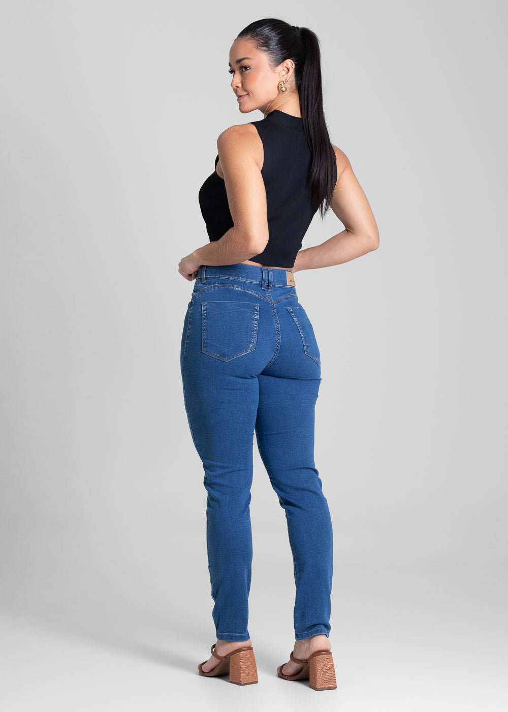 Calça Jeans Sawary Push Up - 282033 AZUL