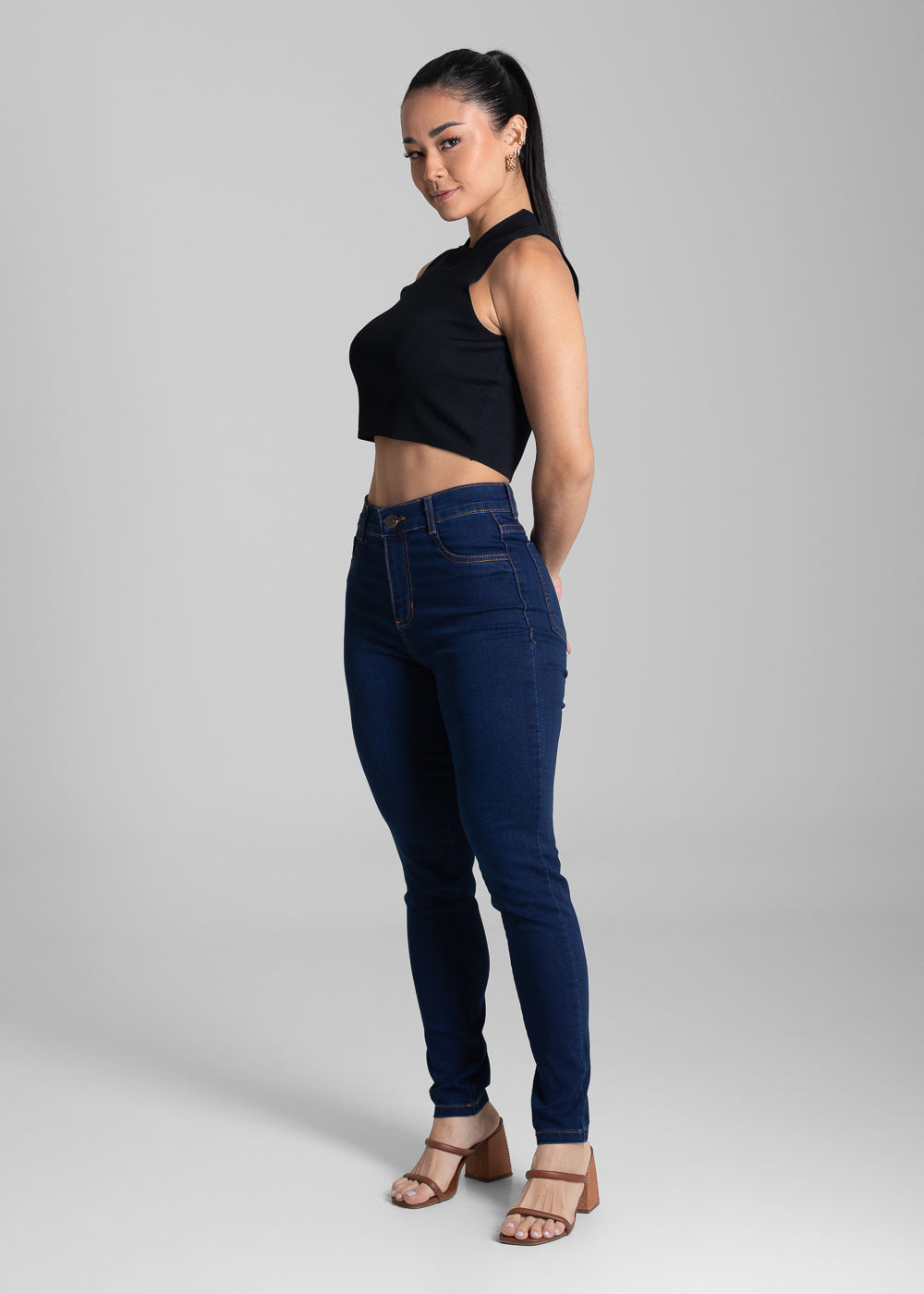 Calça Jeans Sawary Cigarrete - 282034 AZUL