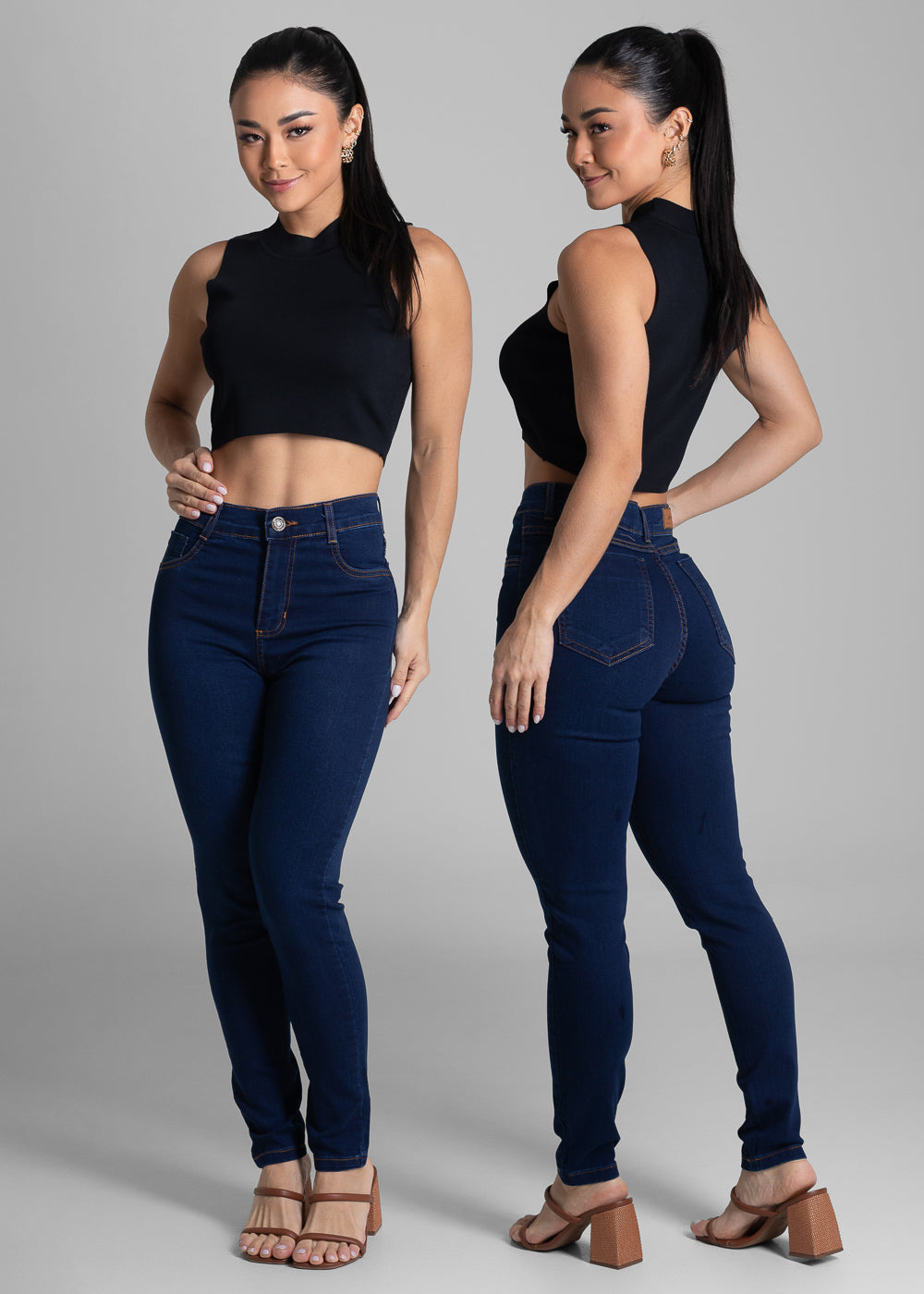Calça Jeans Sawary Cigarrete - 282034 AZUL