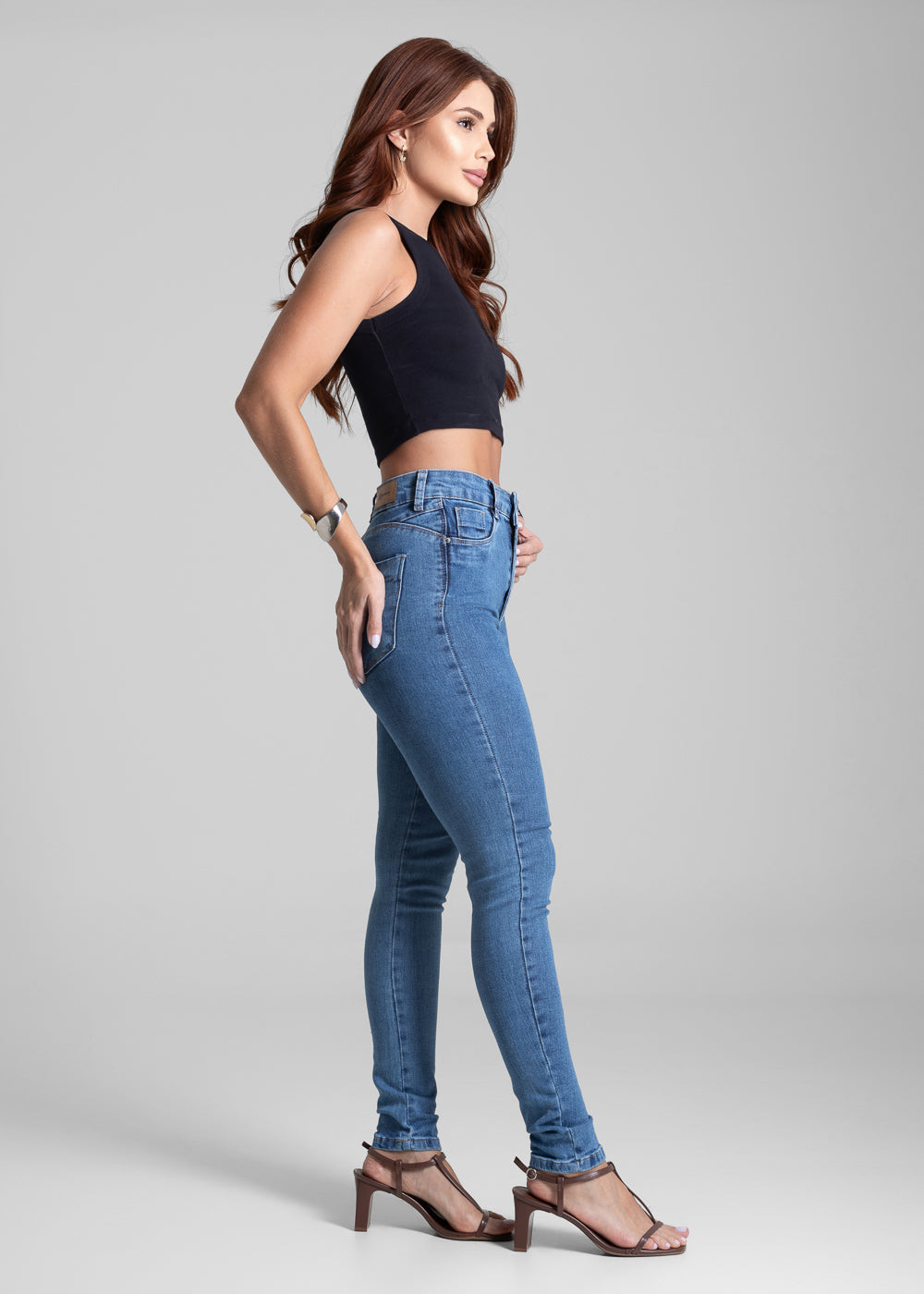 Calça Jeans Sawary Super Lipo - 282035 AZUL
