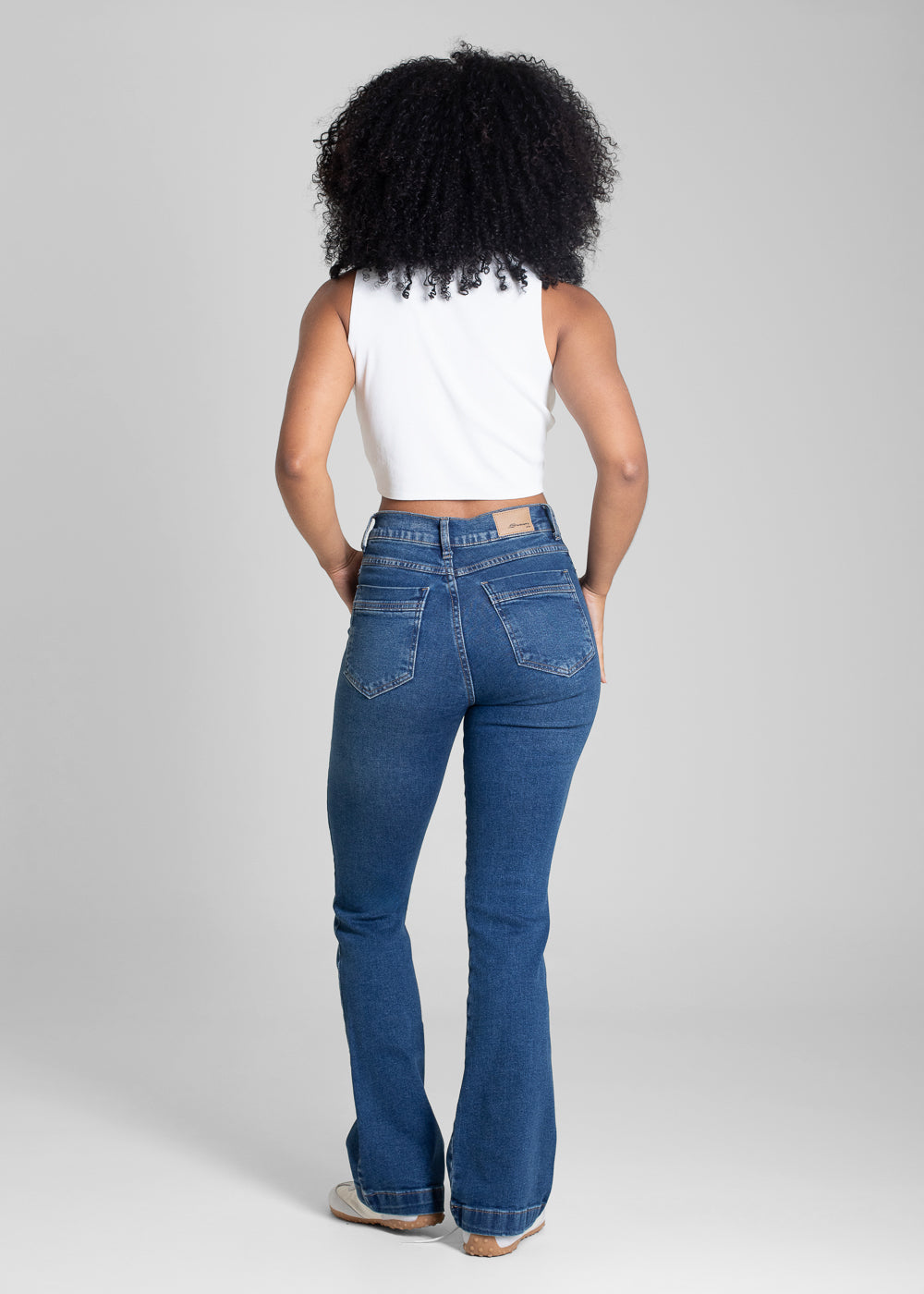 Calça Jeans Sawary Boot Cut Petit - 282047 AZUL