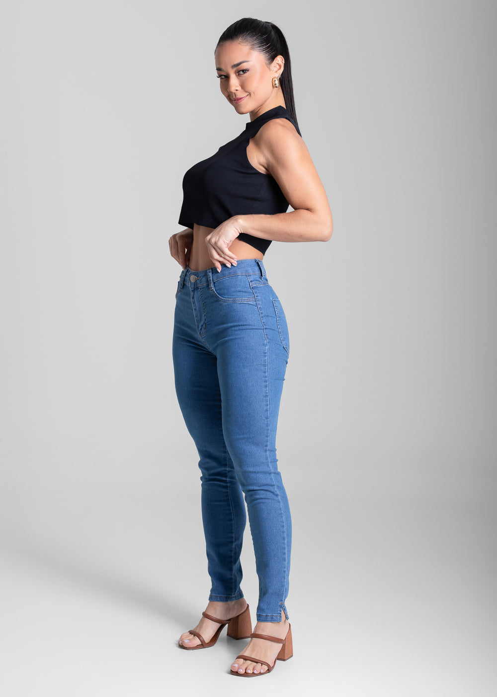 Calça Jeans Sawary Cigarrete - 282066 AZUL
