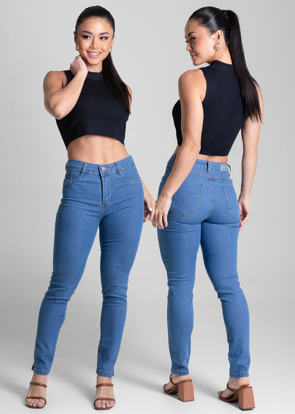Calça Jeans Sawary Cigarrete - 282066 AZUL