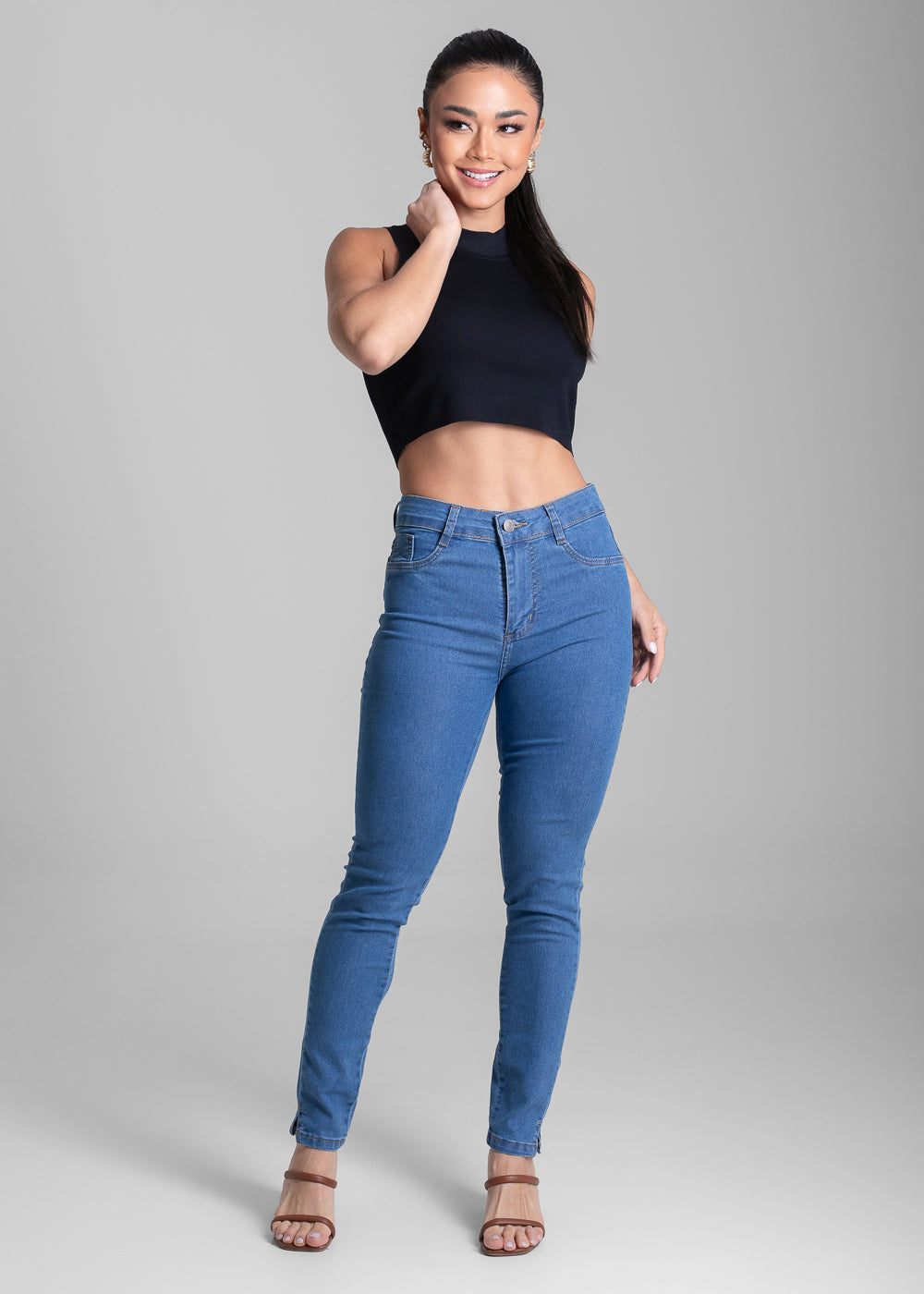 Calça Jeans Sawary Cigarrete - 282066 AZUL