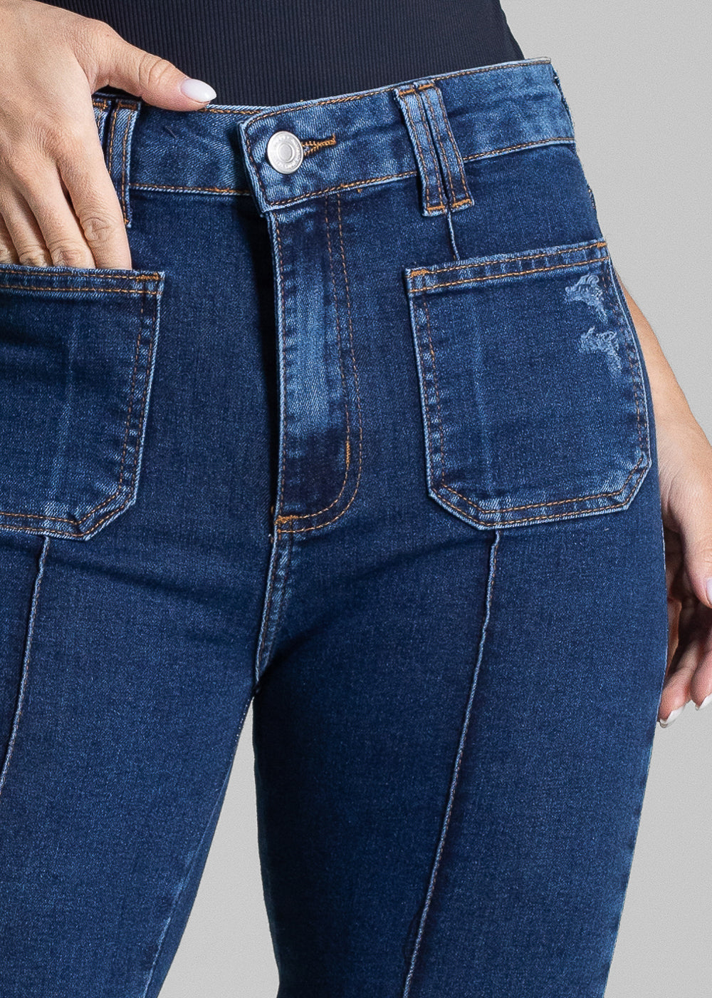 Calça Jeans Sawary Flare - 282068 AZUL