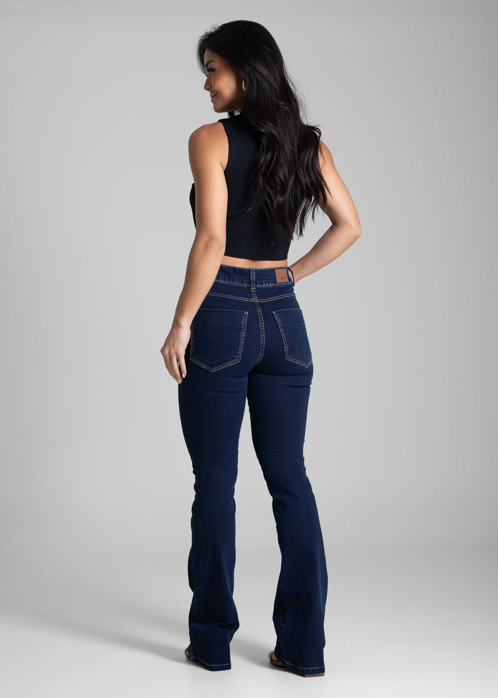 Calça Jeans Sawary Super Lipo Boot Cut - 282103 AZUL