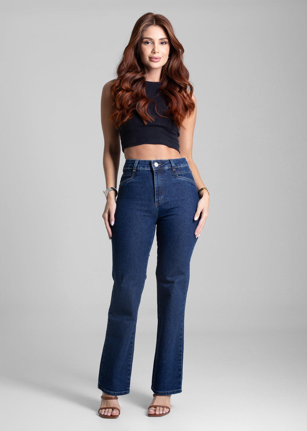 Calça Jeans Sawary Reta - 282116 AZUL