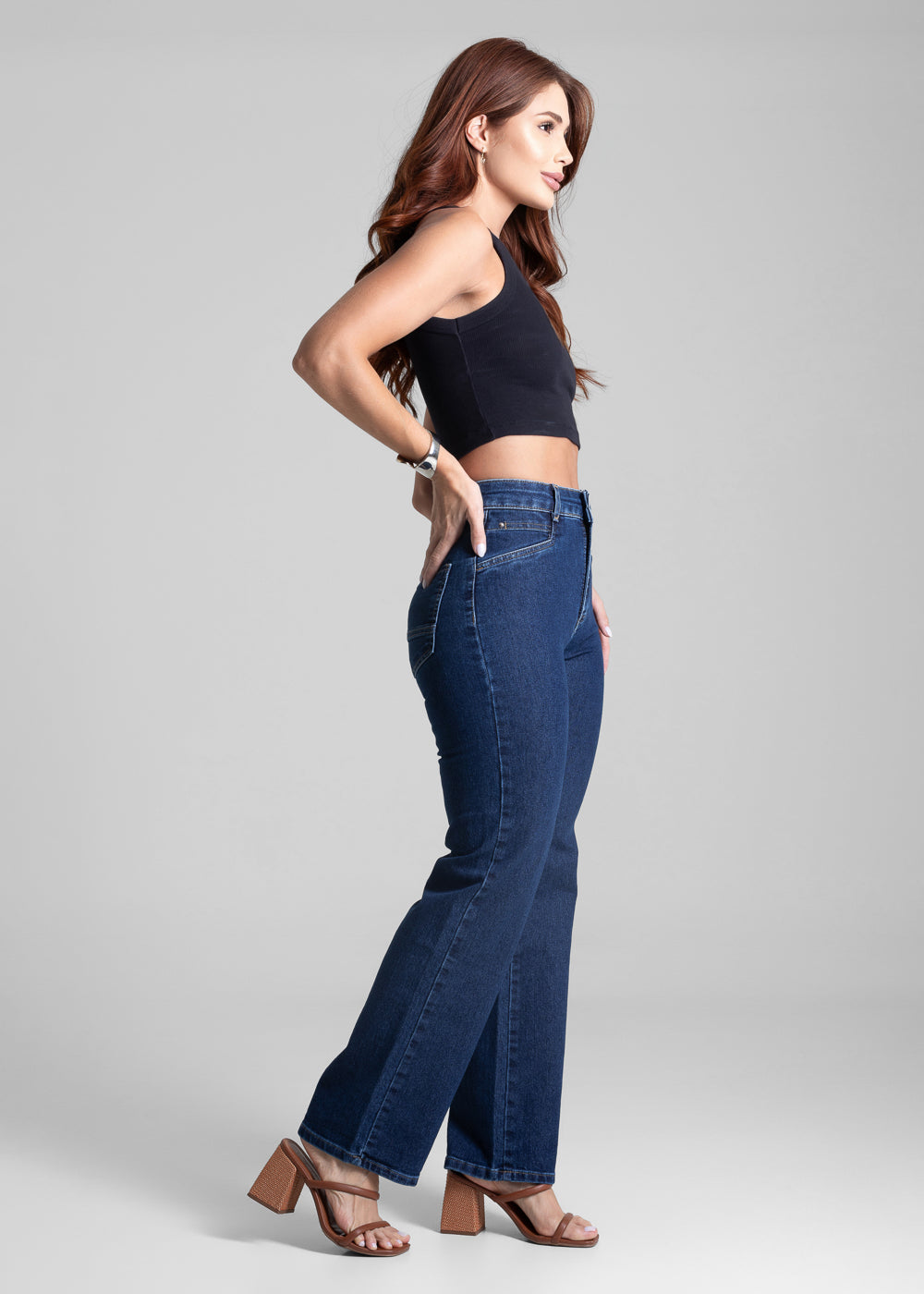 Calça Jeans Sawary Reta - 282116 AZUL