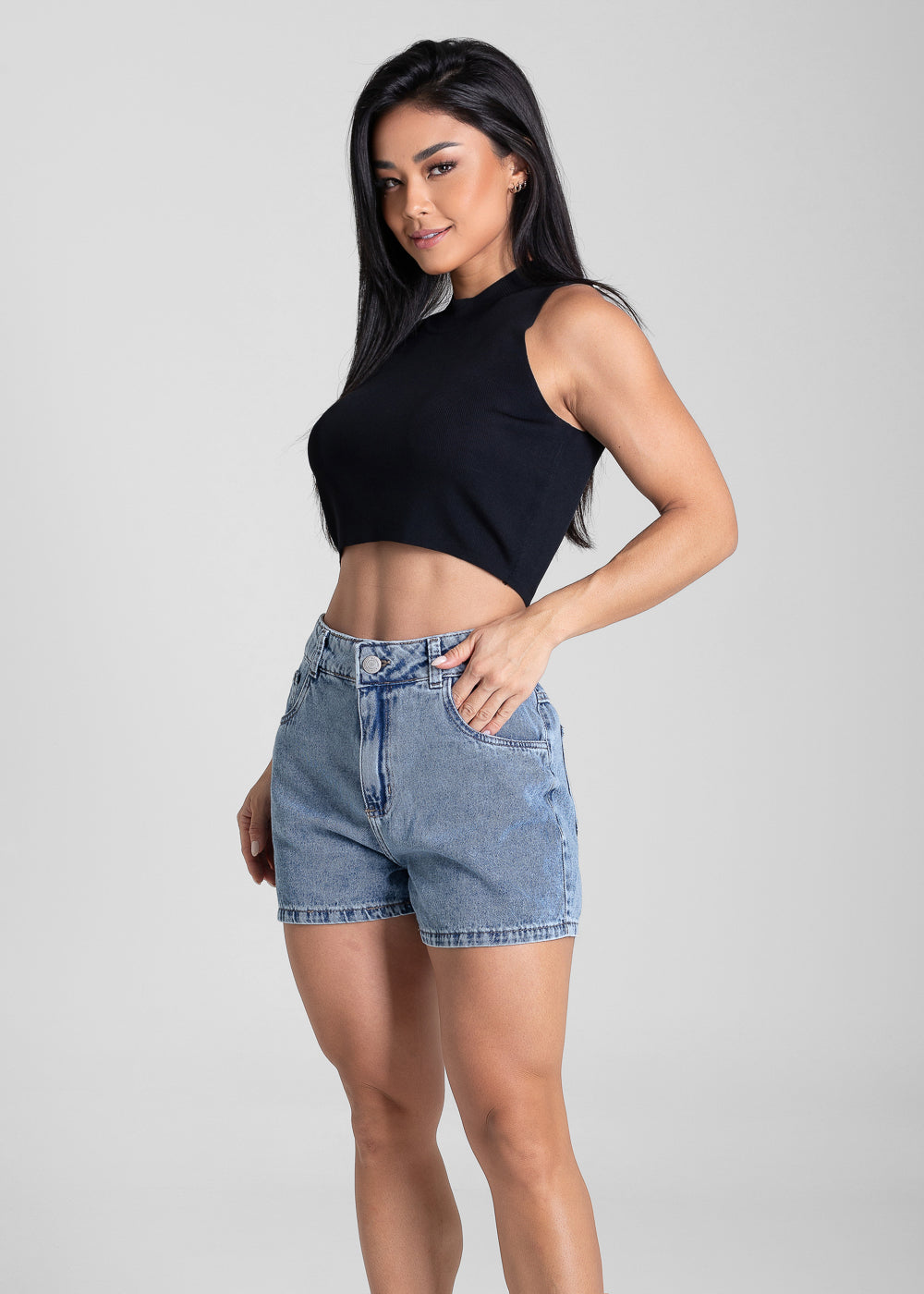 Shorts Jeans Sawary - 282121 AZUL