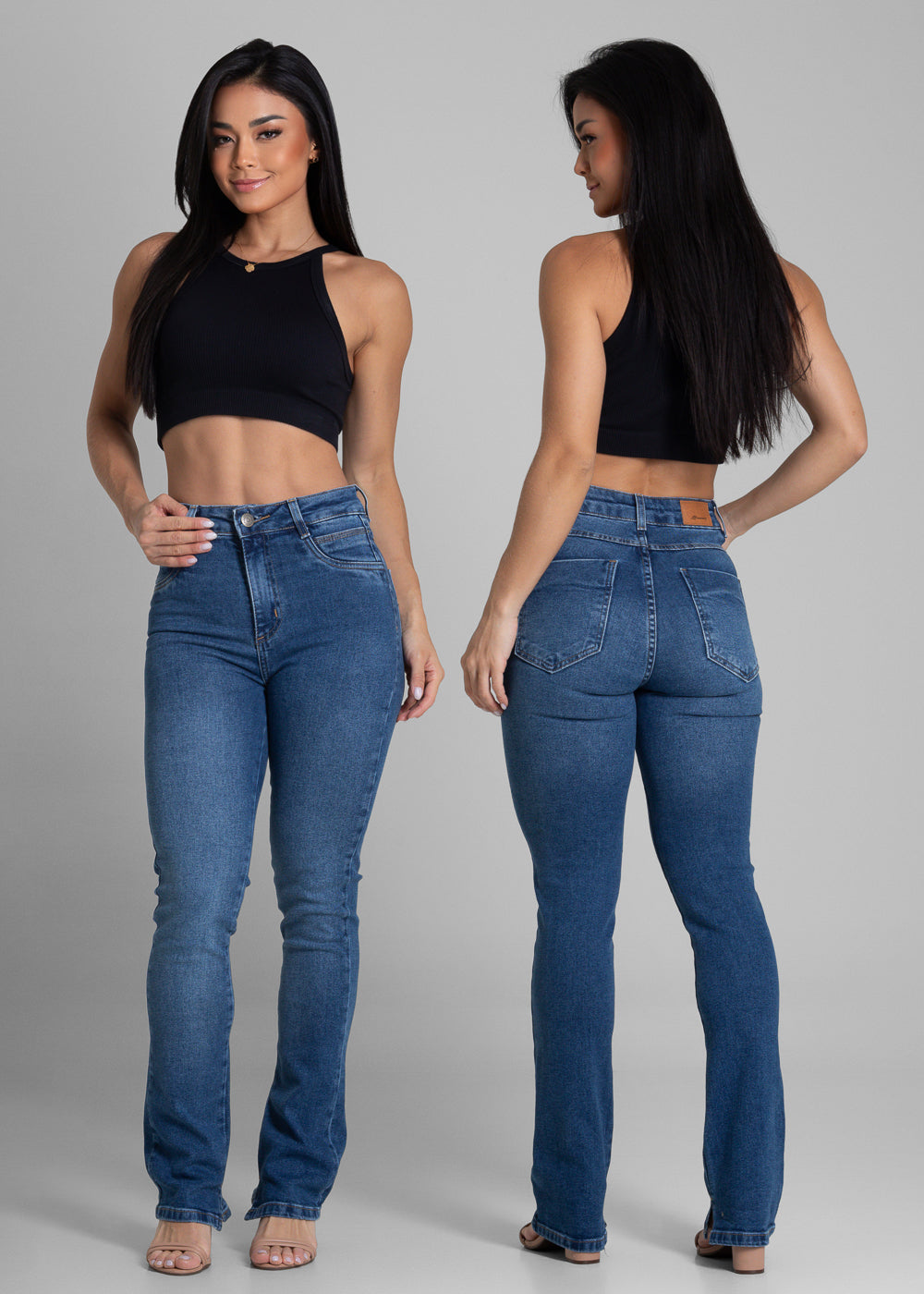 Calça Jeans Sawary Reta - 282124 AZUL