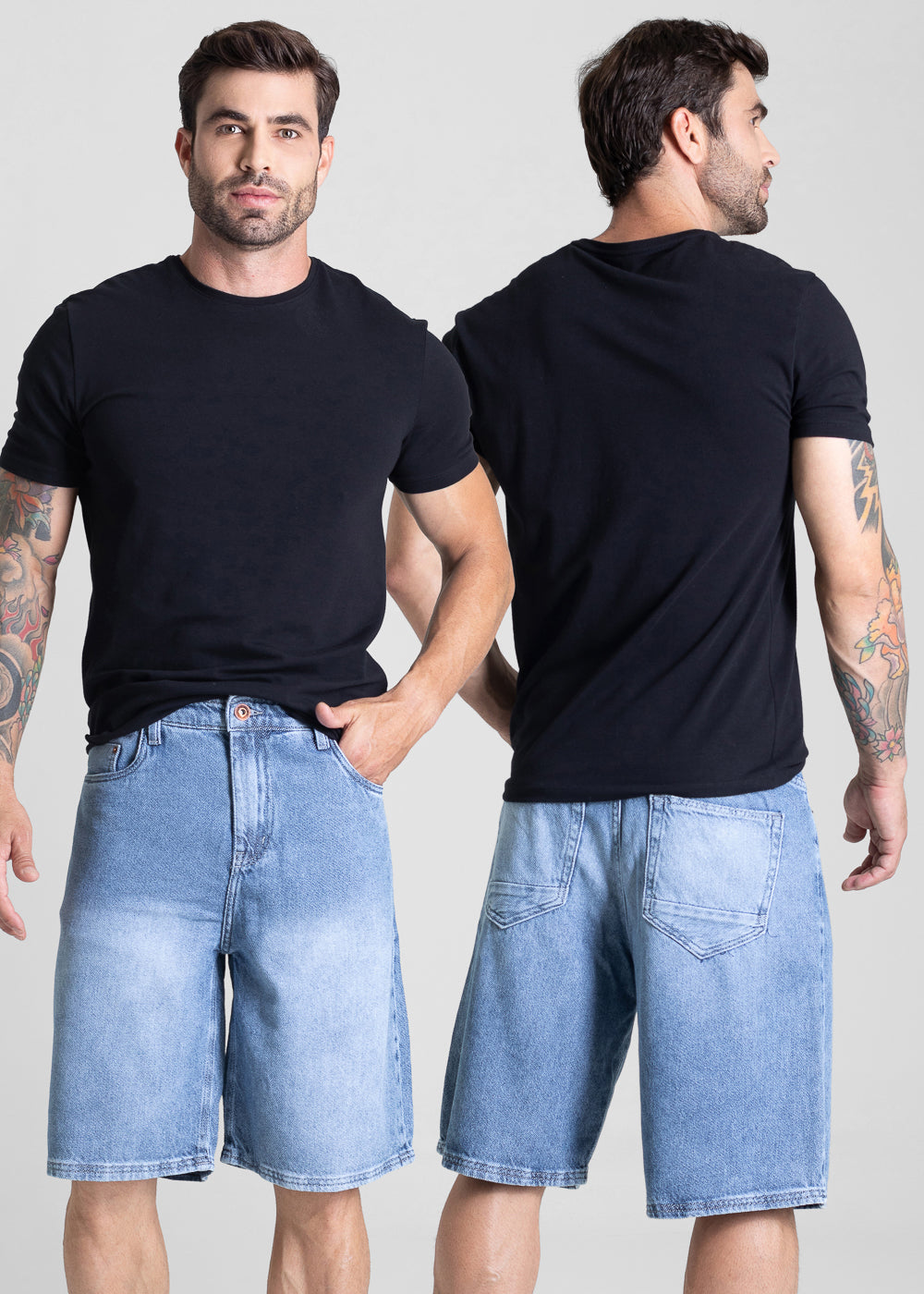 Bermuda Jeans Sawary - 282127 AZUL