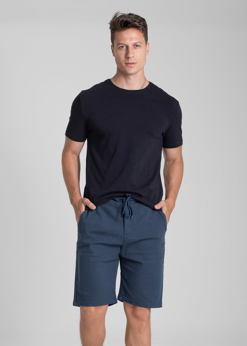 Bermuda Sarja Sawary - 282134 AZUL ESCURO