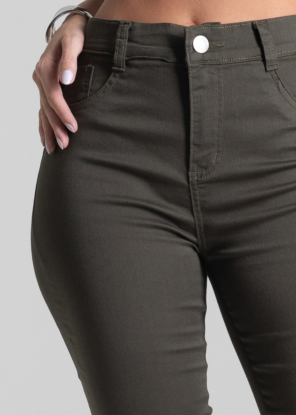 Calça Sarja Sawary Cigarrete - 282146 VERDE