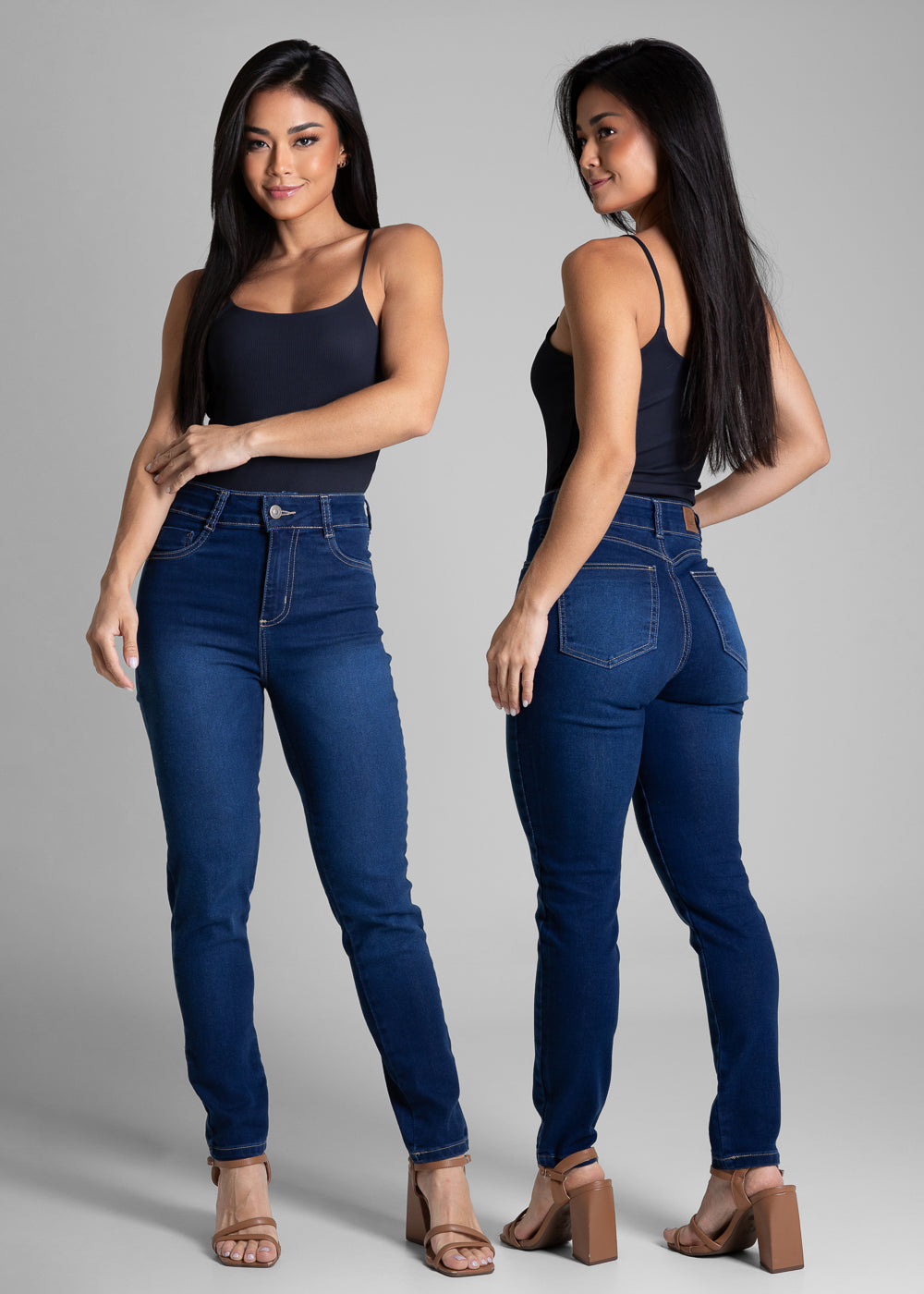 Calça Jeans Sawary Cigarrete - 282183 AZUL