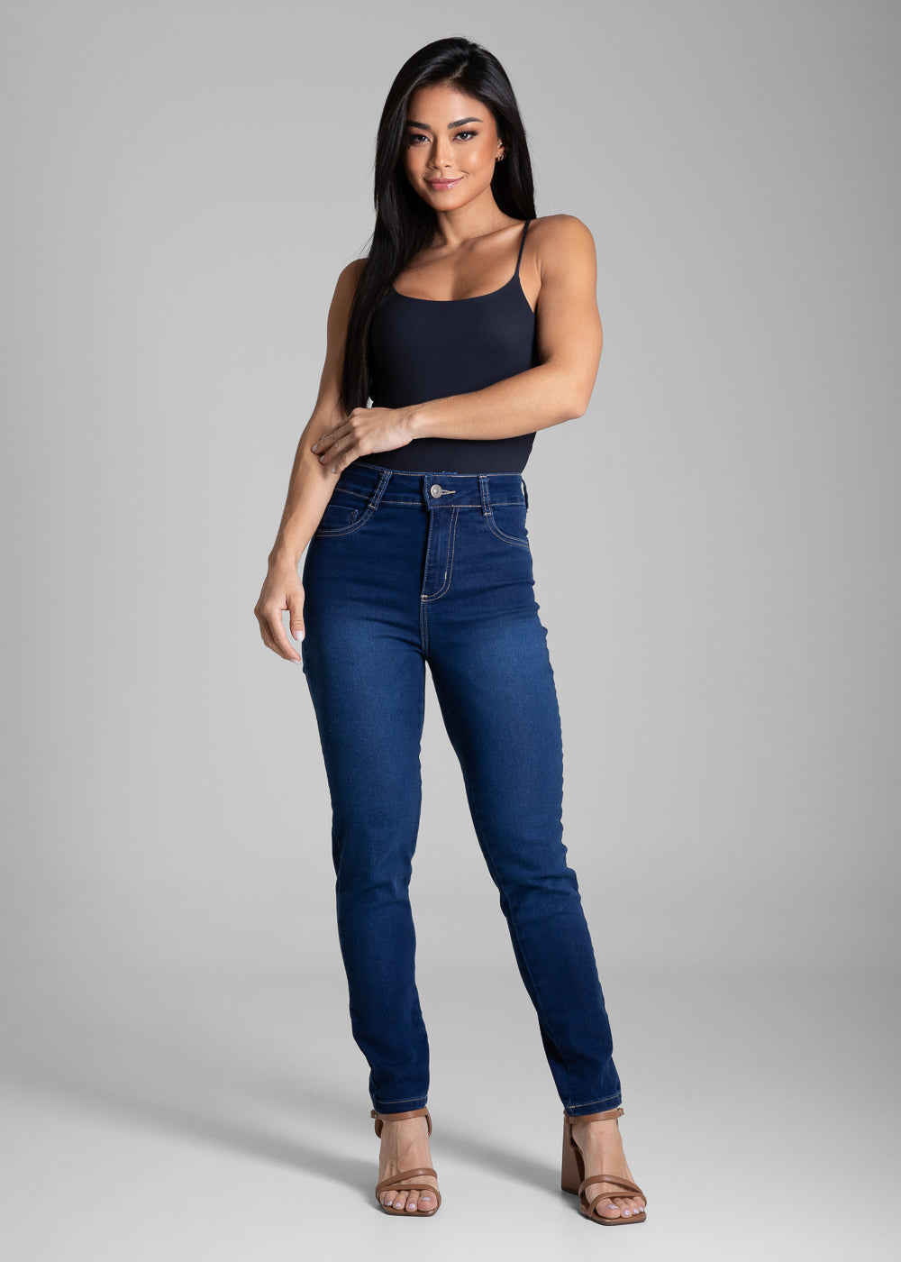 Calça Jeans Sawary Cigarrete - 282183 AZUL