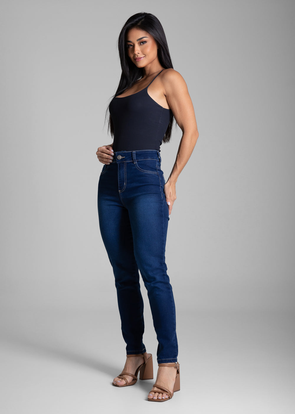 Calça Jeans Sawary Cigarrete - 282183 AZUL