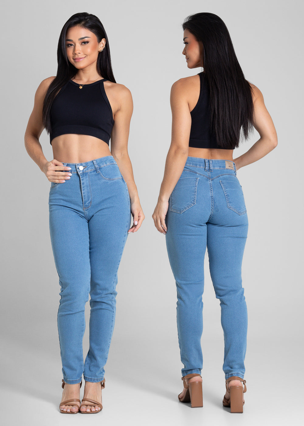 Calça Jeans Sawary Push Up - 282186 AZUL