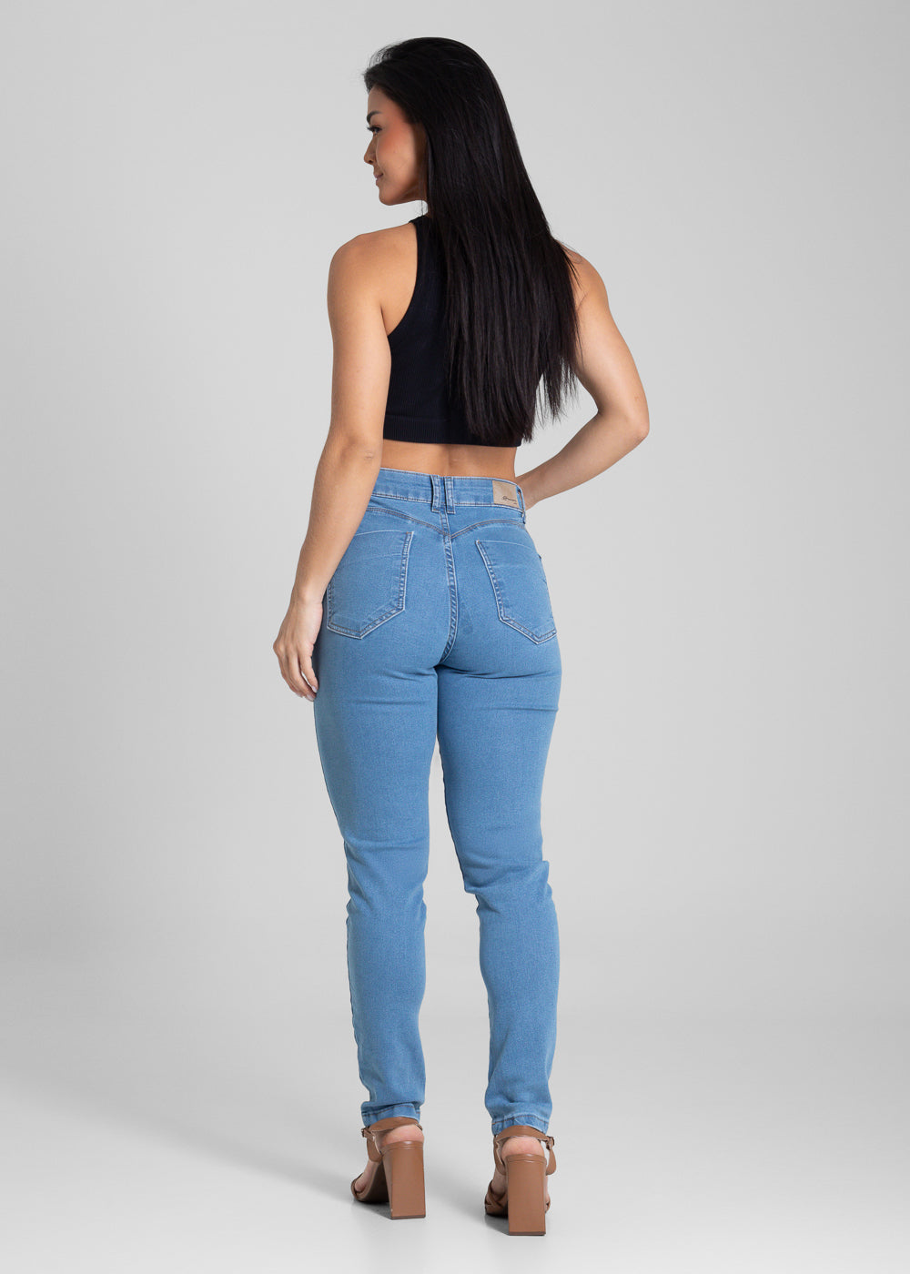 Calça Jeans Sawary Push Up - 282186 AZUL