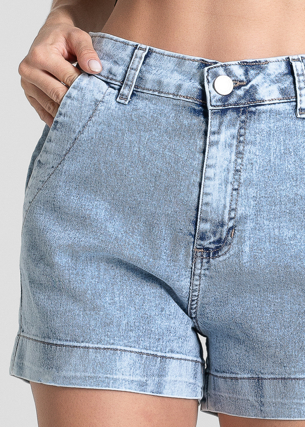 Shorts Jeans Sawary - 282189 AZUL