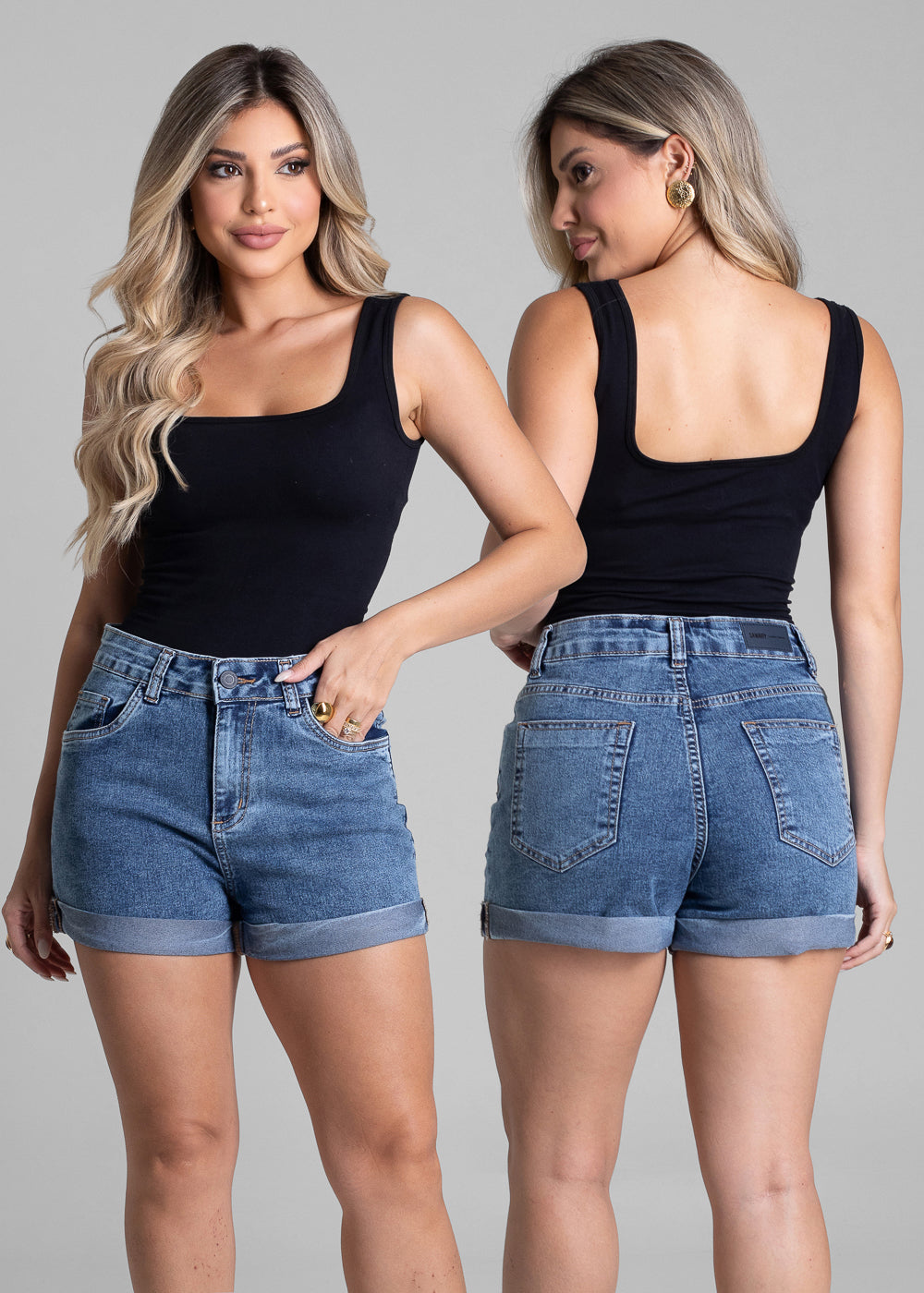 Shorts Jeans Sawary - 282190 AZUL
