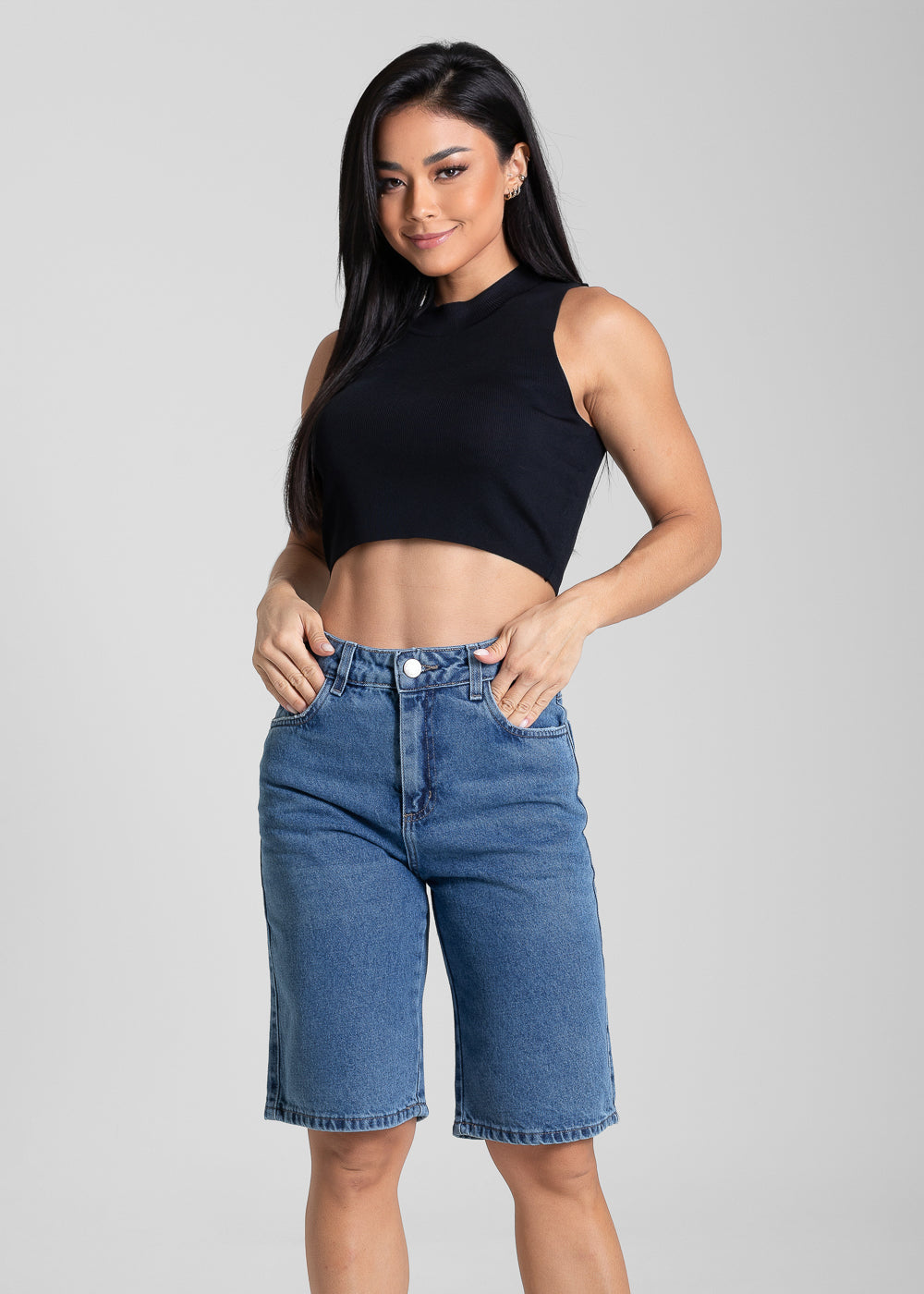 Bermuda Jeans Sawary - 282198 AZUL