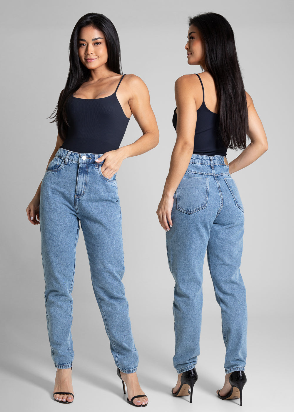 Calça Jeans Sawary Mom - 282205 AZUL