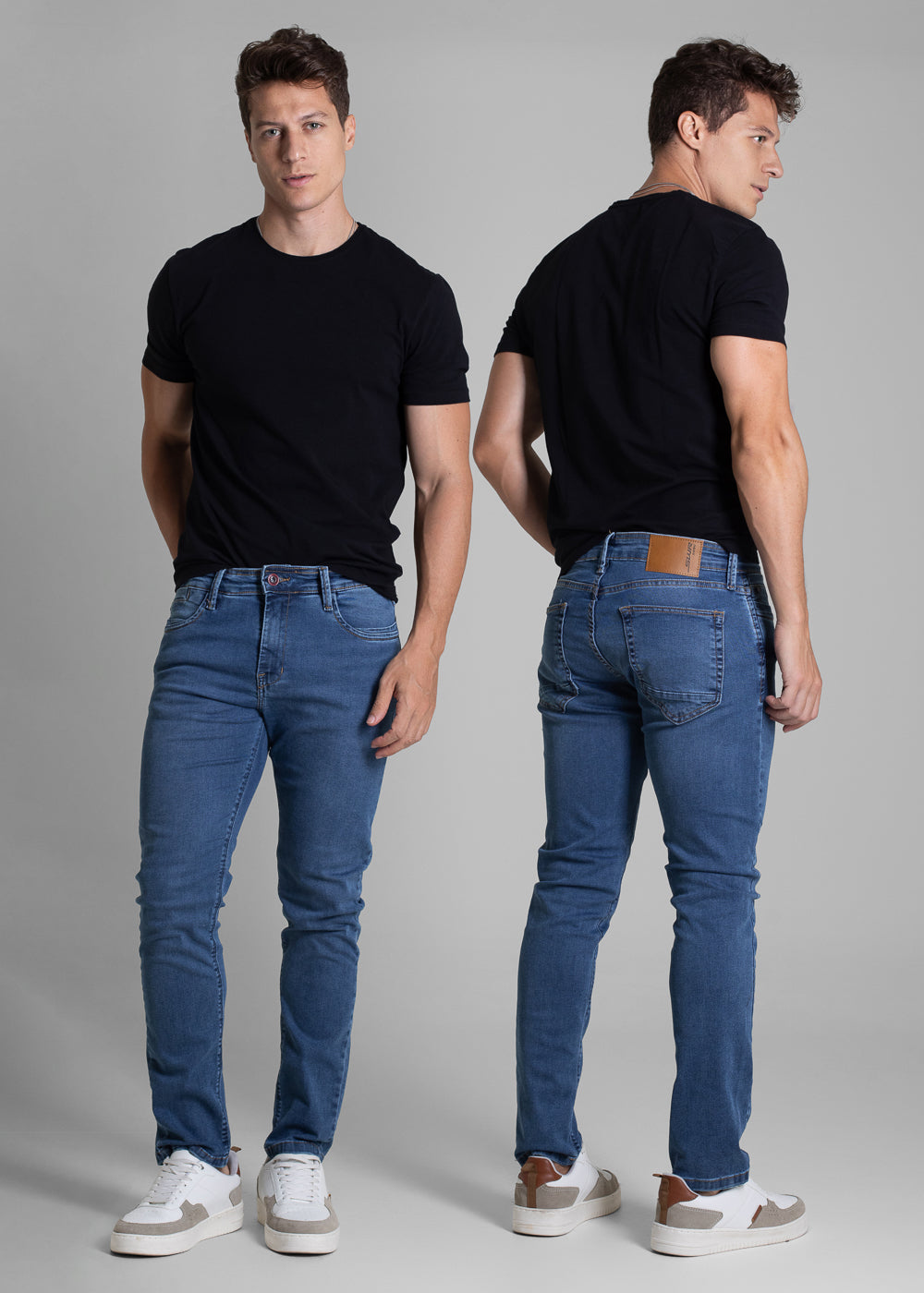 Calça Jeans Sawary Slim - 282222 IND. (LAZULI)