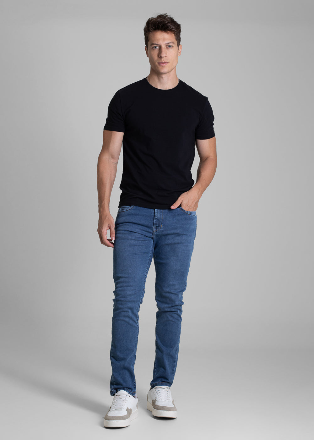 Calça Jeans Sawary Slim - 282222 IND. (LAZULI)