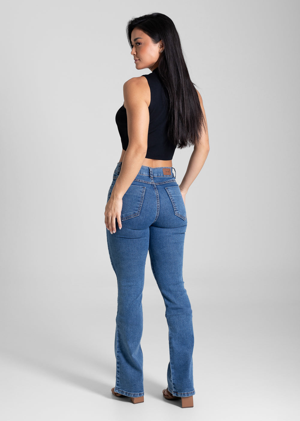 Calça Jeans Sawary Boot Cut - 282225 AZUL