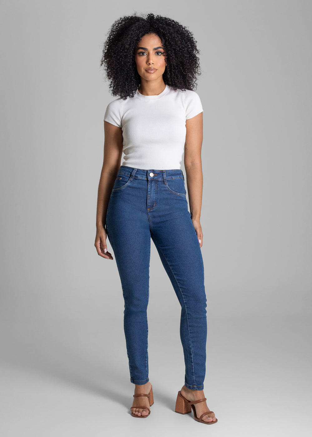 Calça jeans Sawary Heart - 282227 AZUL