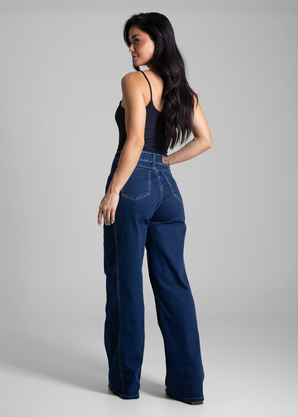 Calça Jeans Sawary Wide Leg - 282229 AZUL