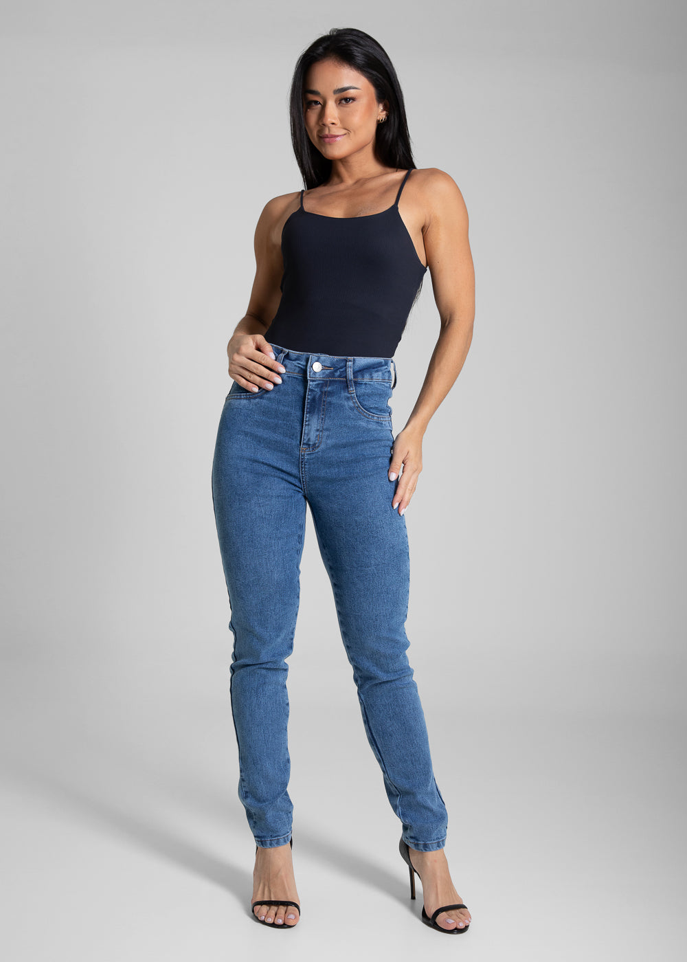 Calça Jeans Sawary Heart - 282239 AZUL