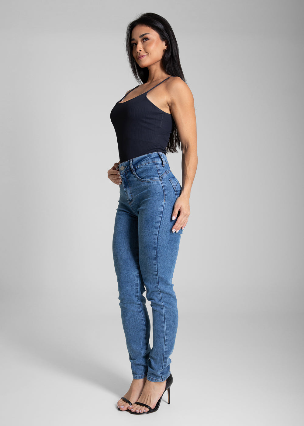 Calça Jeans Sawary Heart - 282239 AZUL