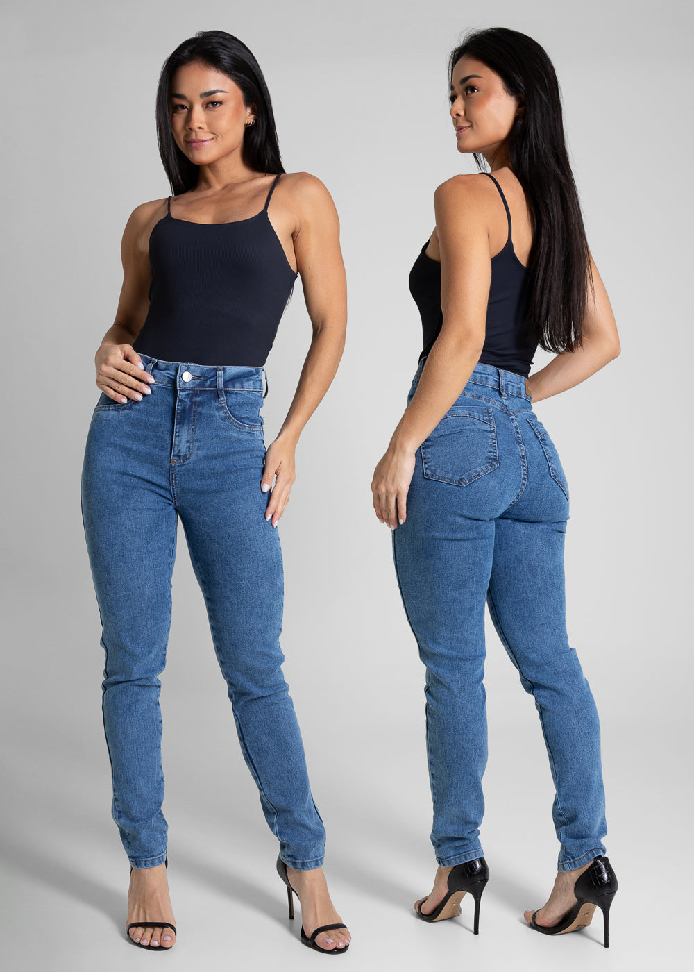 Calça Jeans Sawary Heart - 282239 AZUL