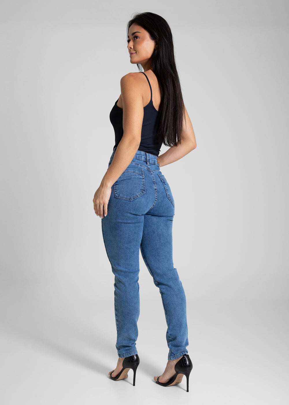Calça Jeans Sawary Heart - 282239 AZUL