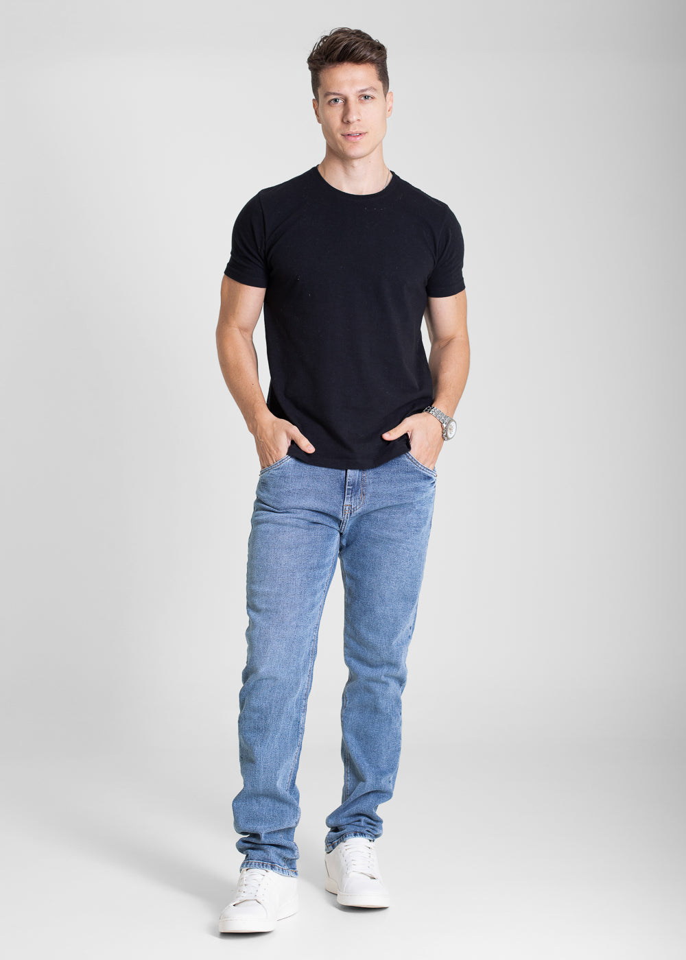 Calça Jeans Sawary Reta - 282263 AZUL