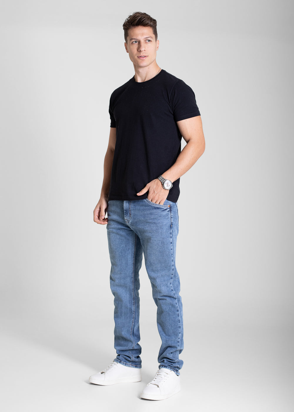 Calça Jeans Sawary Reta - 282263 AZUL