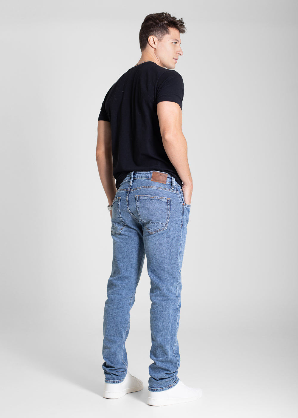 Calça Jeans Sawary Reta - 282263 AZUL
