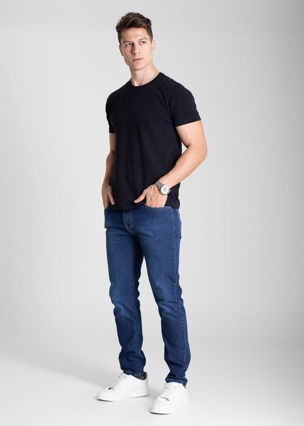 Calça Jeans Sawary Slim - 282267 AZUL